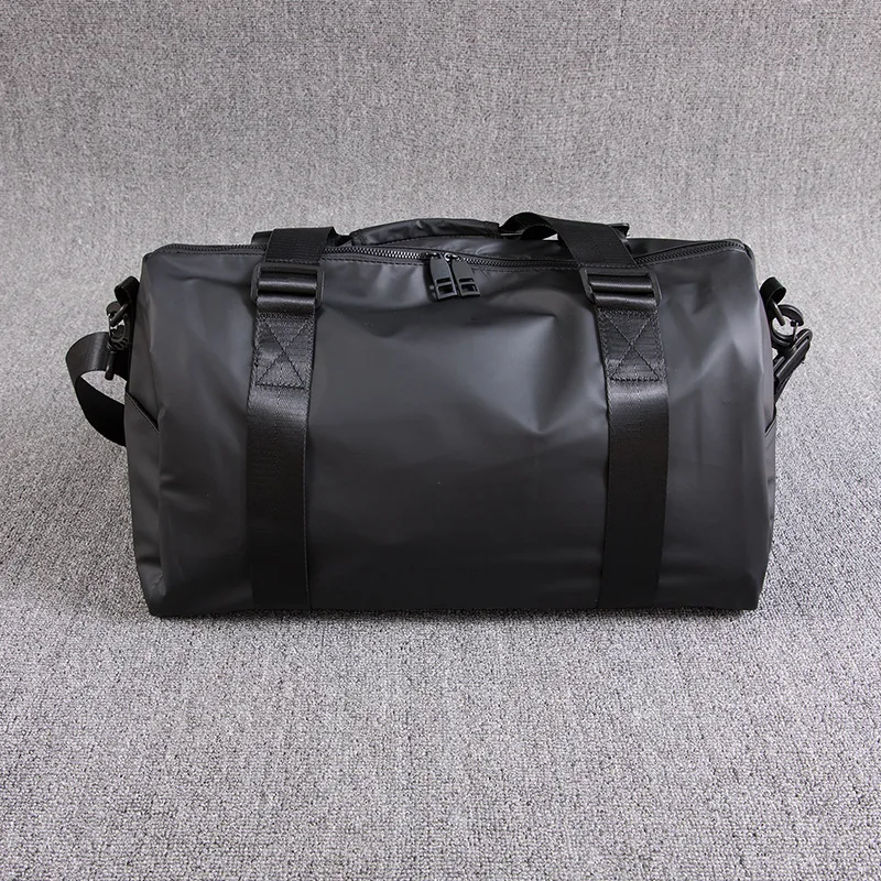 Causal Men Nylon Zipper Shoulder Bag Vintage Teenager School Tote Bag Streetwear Men Travel Gym Commuter Crossbody Duffle Bag