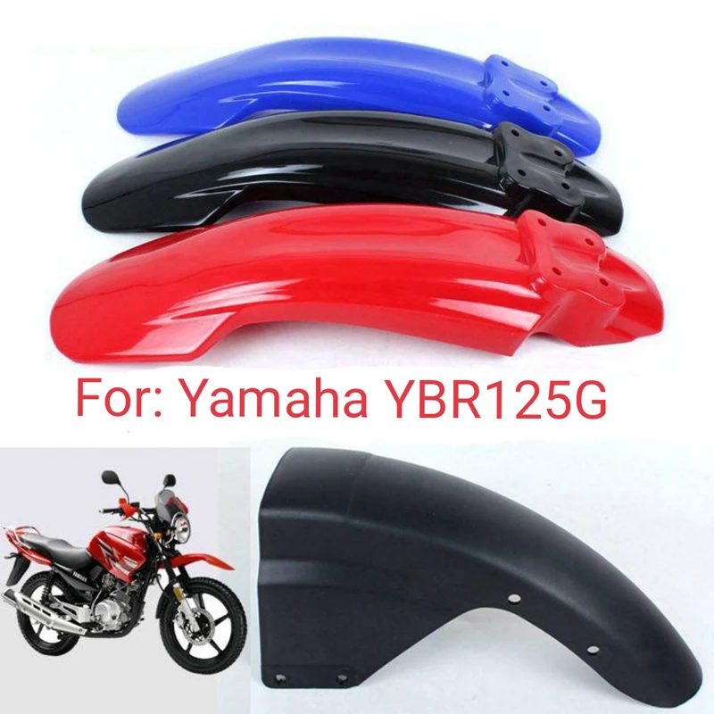 Motorcycle Mudguard for Jianshe JYM125 for Yamaha YBR125 YBR125G Red Blue Black YBR 125cc Street Bike Mud Guard Wheel Fender