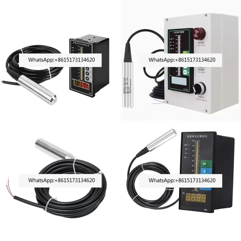 Liquid level transmitter Water level sensor Remote water level indicator controller