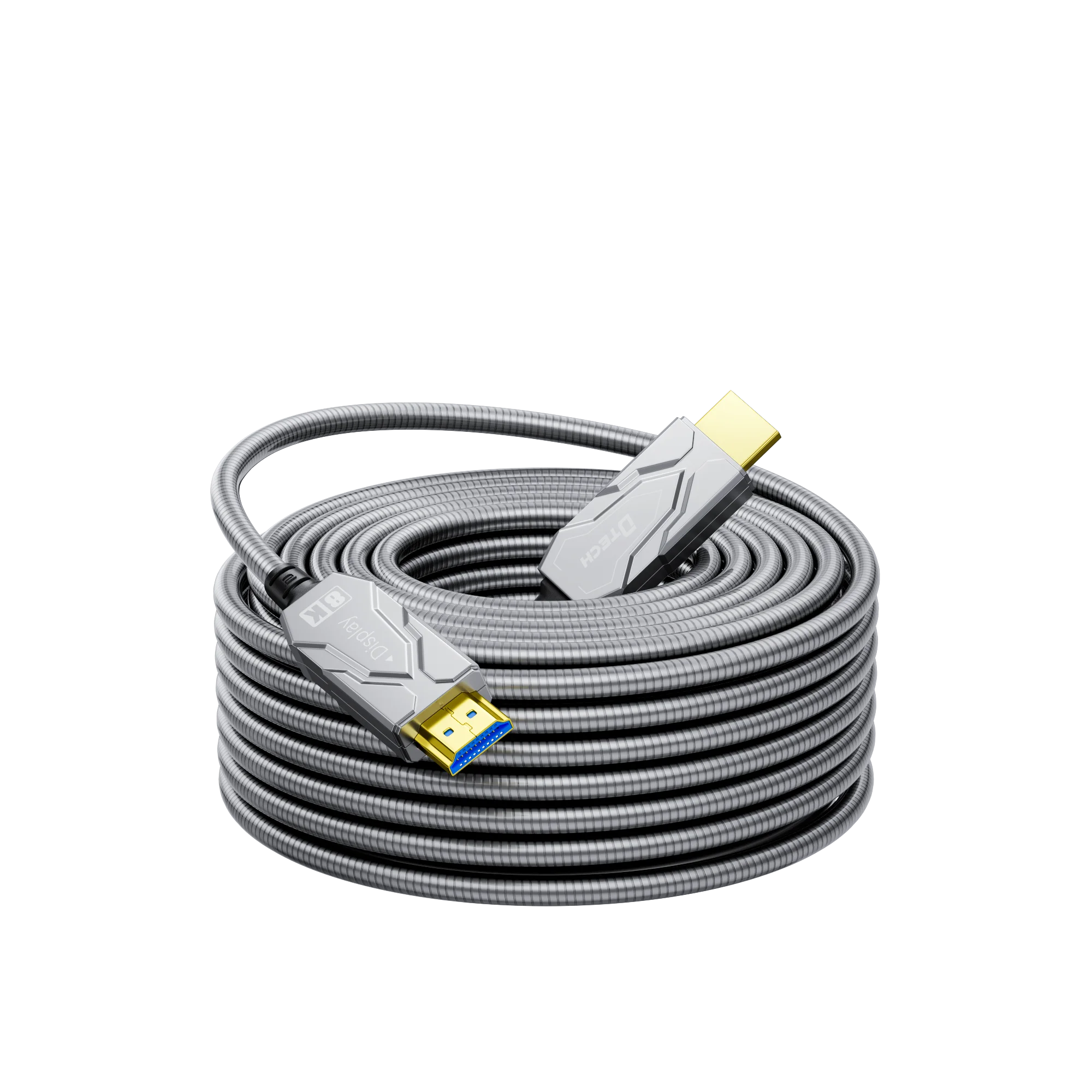 DTECH الصوت والفيديو UHD 8K 60 هرتز 4K 120 هرتز AOC HDMI 2.1 كابو كابل كابل 48 جيجابت في الثانية سميكة مدرعة الألياف البصرية كابل HDMI 30 متر