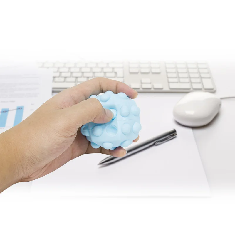 Brinquedos sensoriais de melhor classificação – bolas de apertar de silicone macio para alívio de ansiedade infantil, redução de estresse e presente calmante