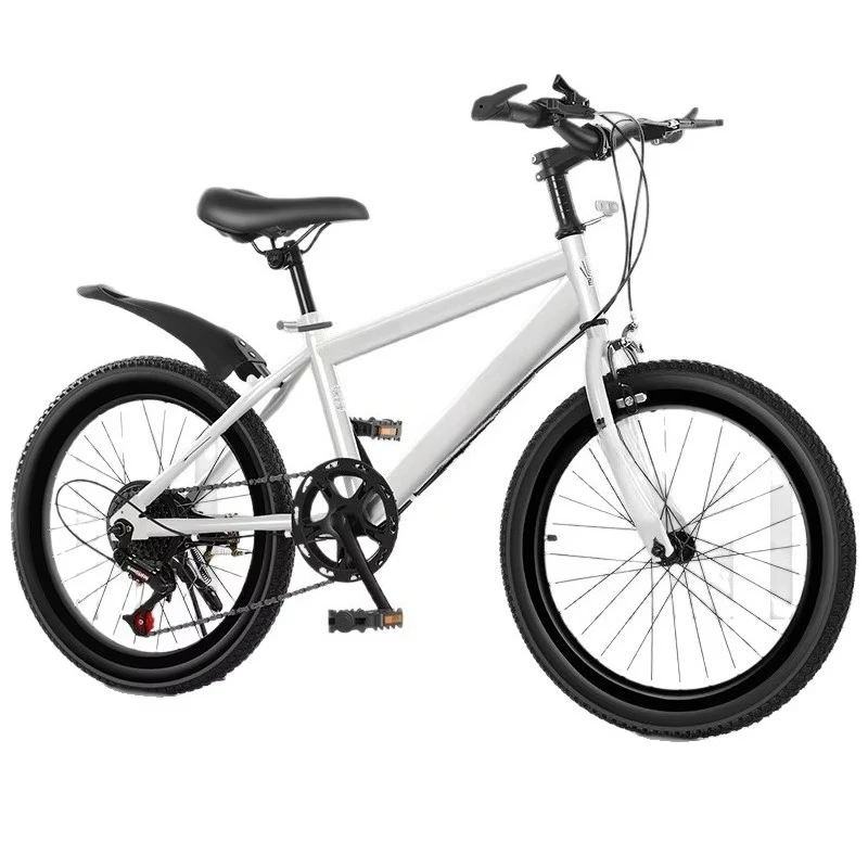 

Custom Kids Student Mountain Bike 8-14 Years Old Carbon Steel Frame Double V Brakes No Gears