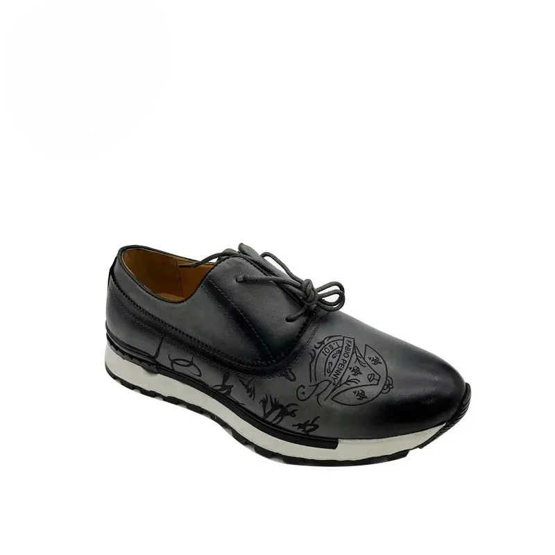 

Luxury Brand Designer Fashion Men Casual Shoes Man Formal Wedding Dress Male Shoes Footwear Shoes for Men