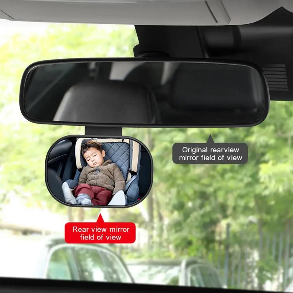 Car Seat Back Rearview Mirror Adjustable 360 degrees Rotatable Baby Kids Car Safety Rear Back Seat Monitor Rearview Mirror