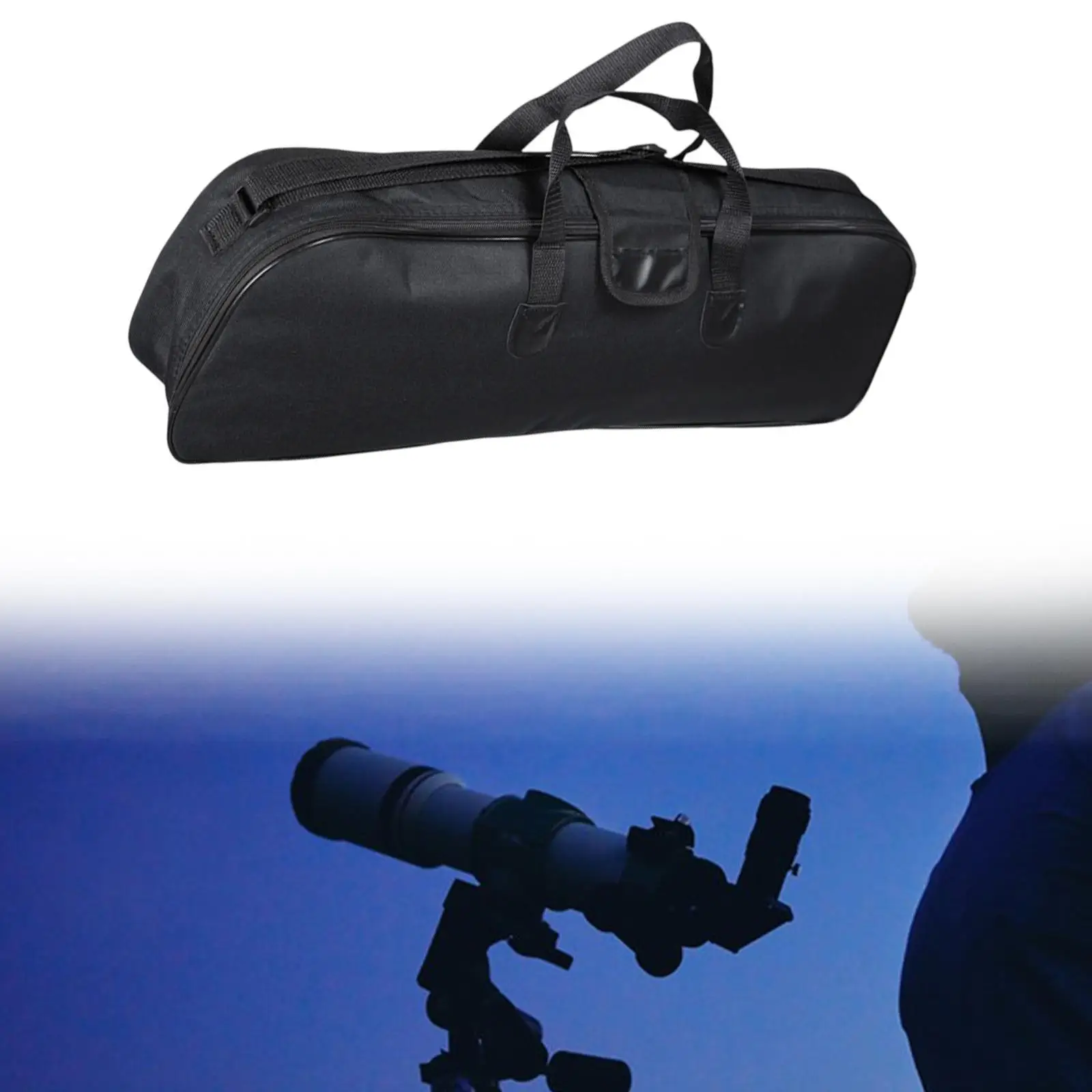 Telescope Carrying Bag Sturdy Practical Multipurpose Handheld Protection Case Protective Carry Case for Travel Fishing Outdoor