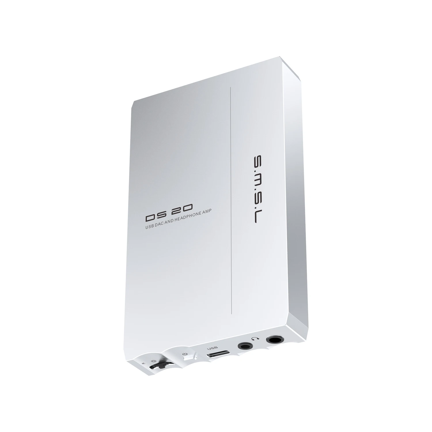 SMSL DS20 Tragbarer DAC AMP Kopfhörerverstärker Hi-Res Audio Vollständige MQA-Dekodierung CS43131 PCM768 DSD256 3,5 mm + 4,4 mm Ausgang