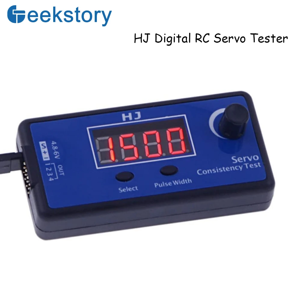 HJ Digital RC Servo Tester ESC Consistency Tester Controler Checker Test for RC Helicopter Airplane Car