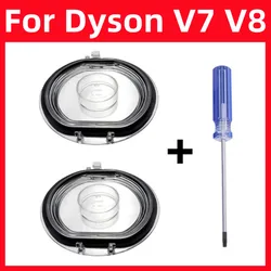 Tapa Base de cubo de polvo para aspiradora robótica Dyson V7 V8, tapa de cubo inferior, Cubo de vacío inalámbrico, tapa de anillo de sellado