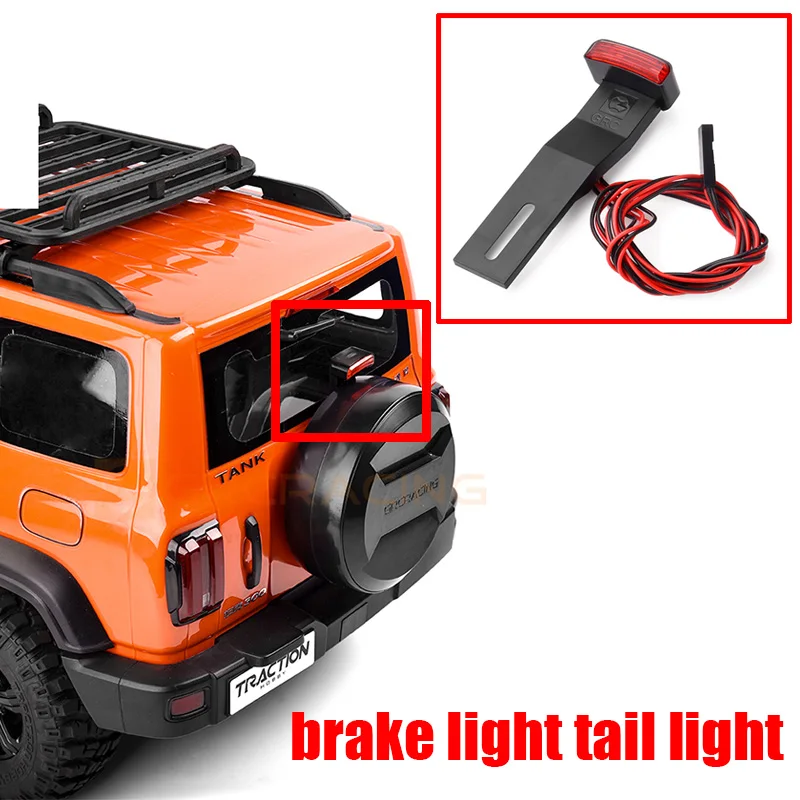 

Universal Brake Rear Running Light Climbing Light Suitable for: 1:10 1:8 RC Crawler Car Traxxas TRX4 Defender AXIAL SCX10 RC4WD