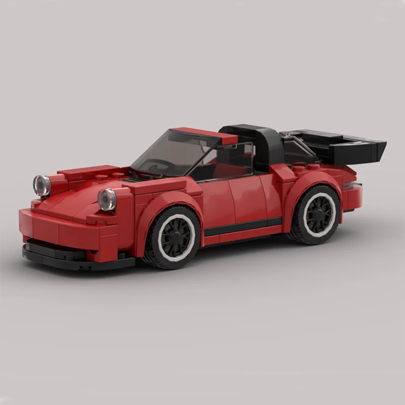 

174PCS New MOC City Highway 911 Sports Car Modular Children's Educational Building Blocks Toy Gift