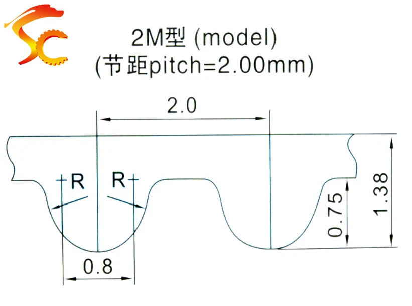 GT2/2M timing belt Length 504 506 516 520 524 528 530 532 540 544 550 width 5/6/9/10/12/15mm 2GT automation timing belt