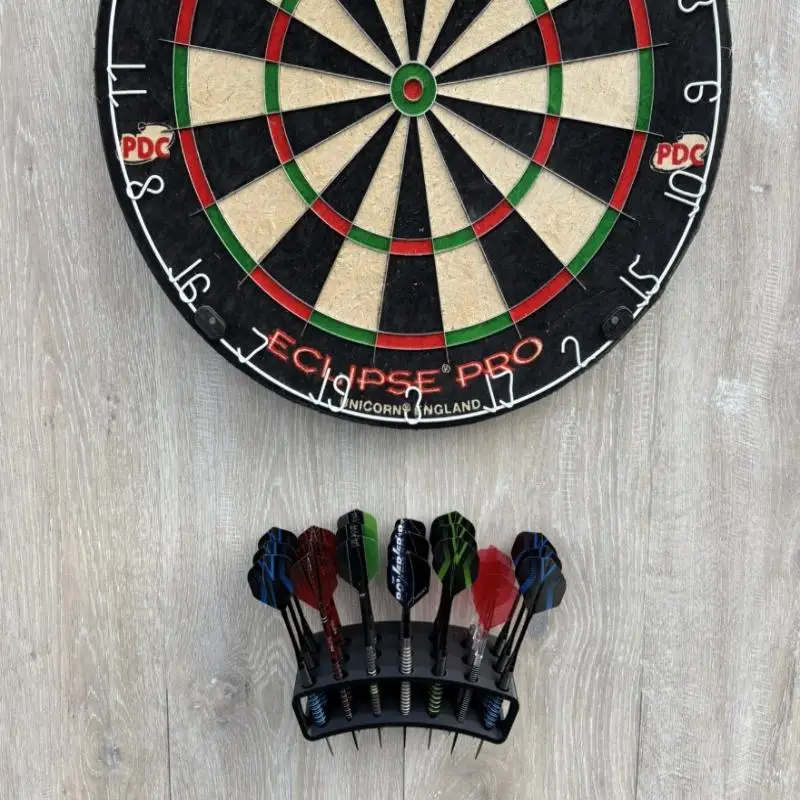 21-Slots Dart Stand Large Capacity Neat Storage Holder Dart Board Organizerfor Home Bar & Game Room Decoration