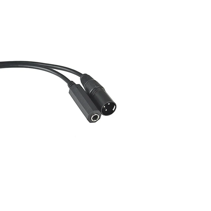 XLR Male to Female Balance Cable Adapter TRS 6.35mm to XLR 3 Pin Mono Audio Connect Convert Interconnect Cable 30cm