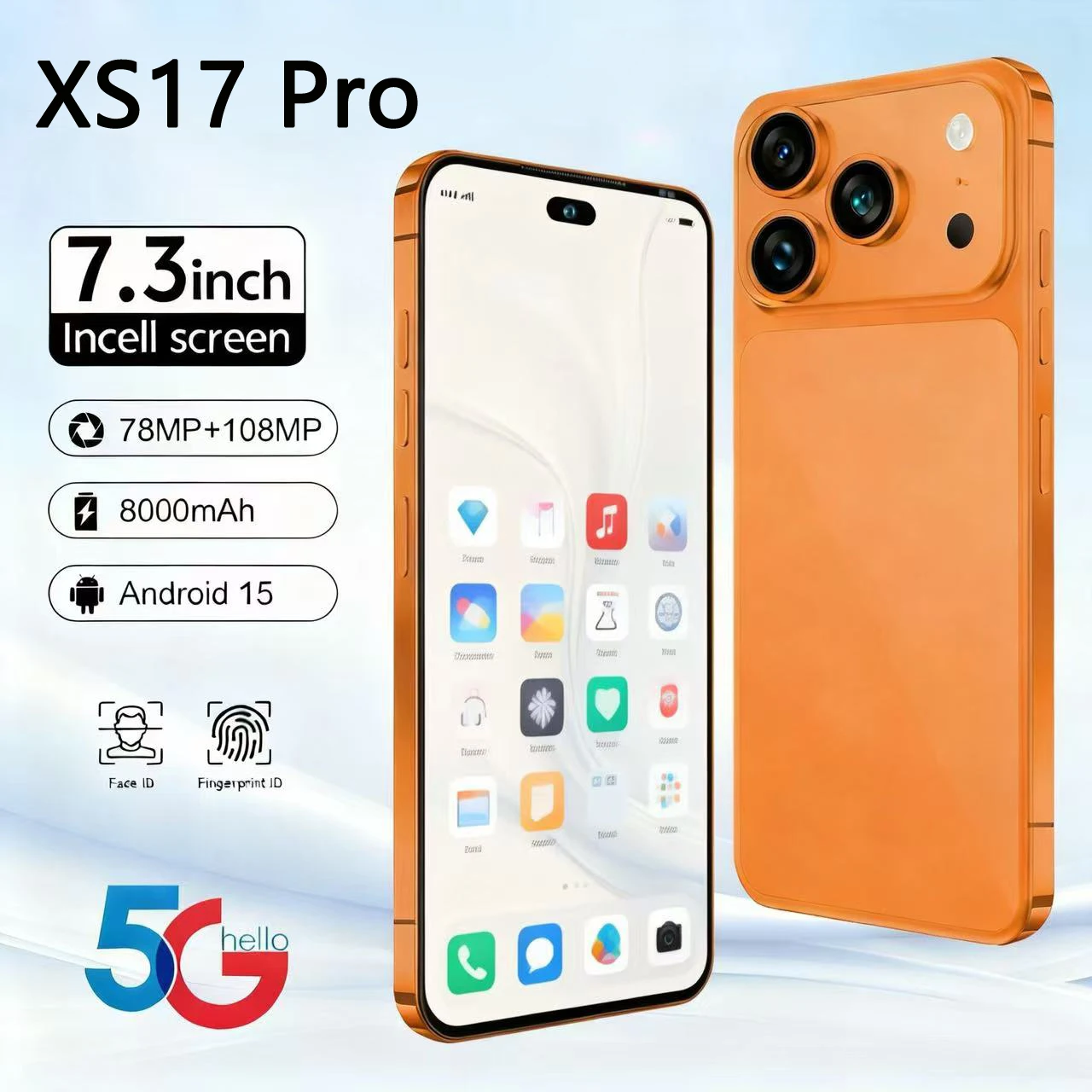 

2026 NEW HOT Silicone Case For XS17 Pro 7.3 Inch High Quality Lite Moblie Phones Case Accessories Smartphone Shockproof Cover