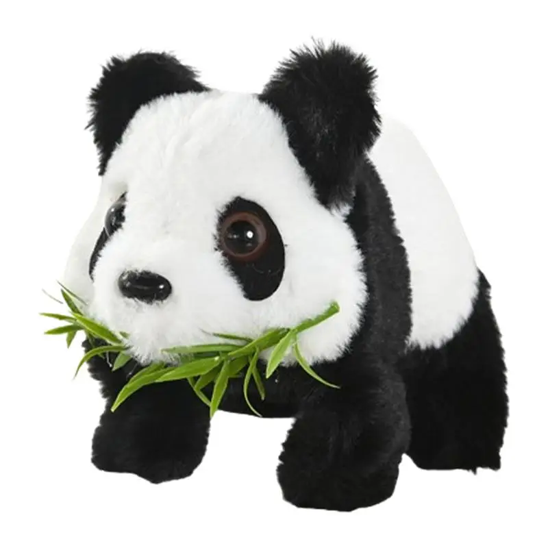 Panda de peluche, juguetes con movimientos de sonido, mascotas electrónicas, juguete de Panda, Panda bailando, juguete interactivo de peluche para niños