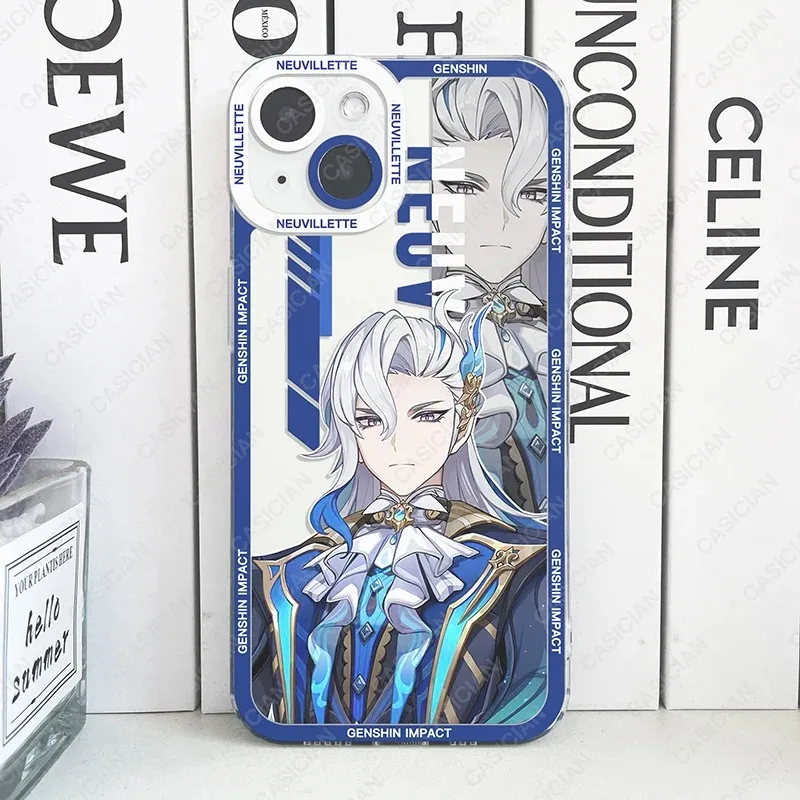 حار لعبة Genshin تأثير قضية الهاتف لسامسونج A36 A26 A56 A16 A06 A55 A35 A25 A15 A05 A54 A34 A24 A14 A13 A53 A33 واضح بولي يوريثان #2