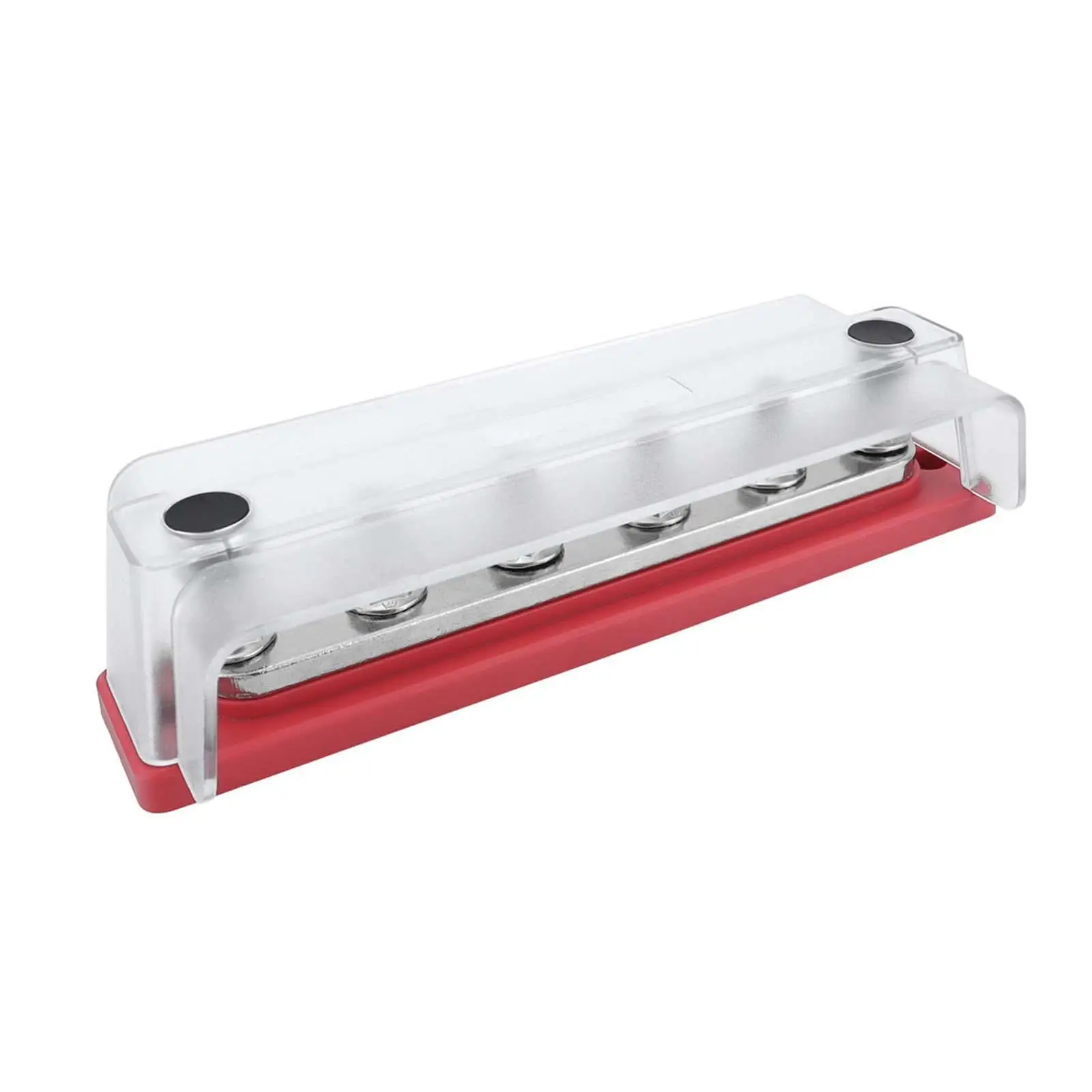 Electric Terminal Junction Block 4 Post with Cover Terminal Stud Universal 300A Bus Bar Terminal Block Terminal Strip Block