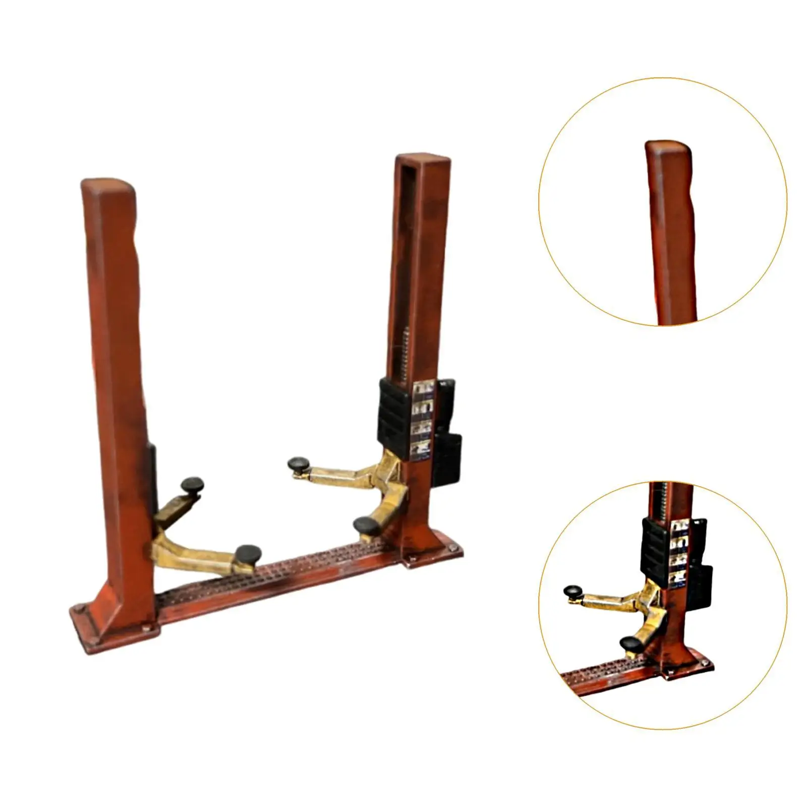 Elevador a Escala 1:64, Decoración para Mesa de Arena, Accesorios para Escenas de Taller de Reparación de Autos DIY, Elevador de Autos en Miniatura, Elevador de Garaje 1/64