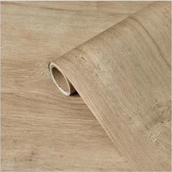 60/80cm Wide Wallpaper Sticker Wood for Furniture PVC Wall Stickers DIY Wall Waterproof Door Kitchen Wardrobe Cabinet Decor Film