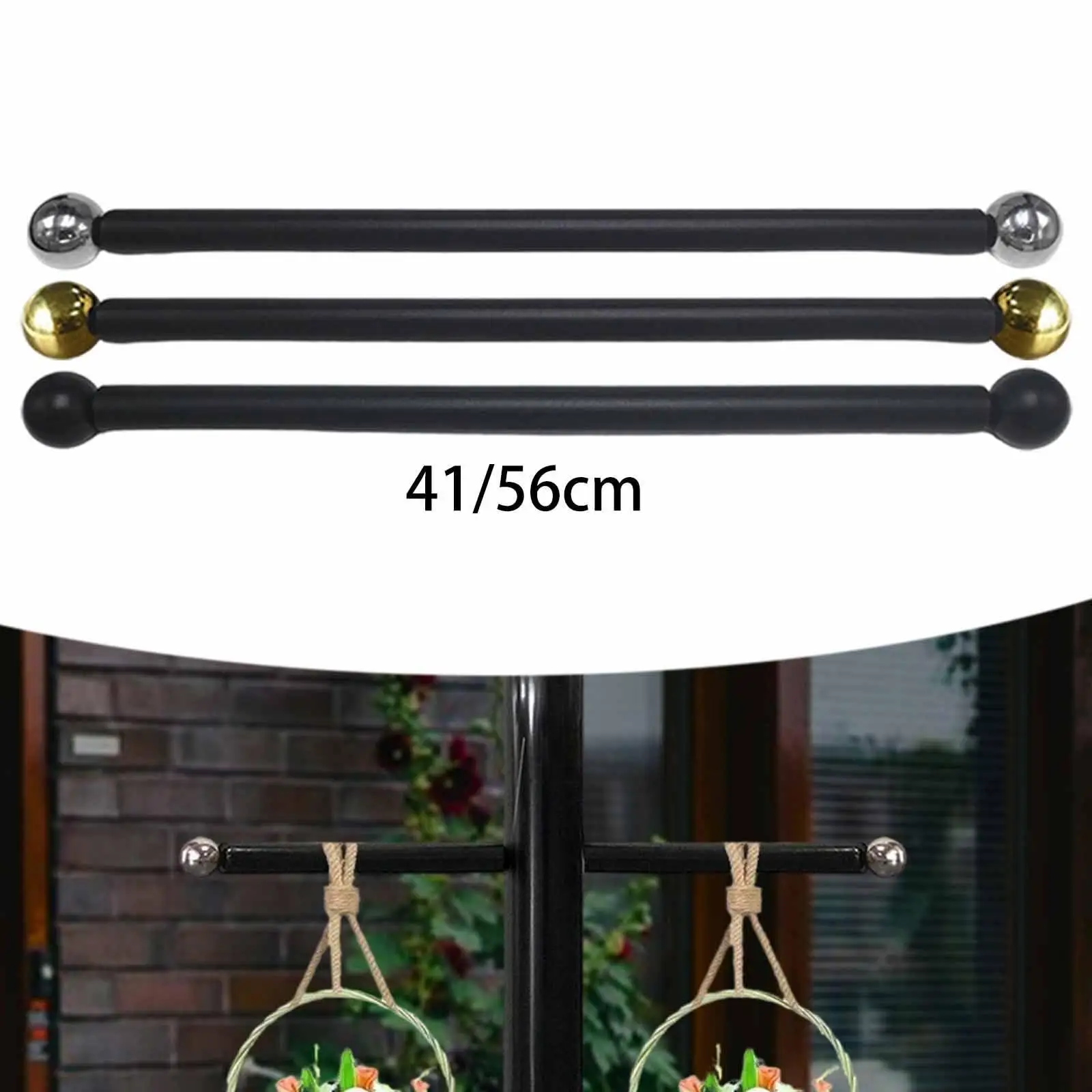 

Cross Arm Ladder Rest Metal Lamp Post Handle for Pathway Driveway Walkway