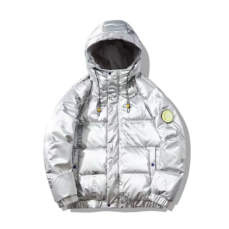 2023 Winterjas Heren Streetwear Dikke Parka Mannenmode Jonge Hiphop Katoenen Gewatteerd Jack Kwaliteit Bovenkleding Maat S-4XL