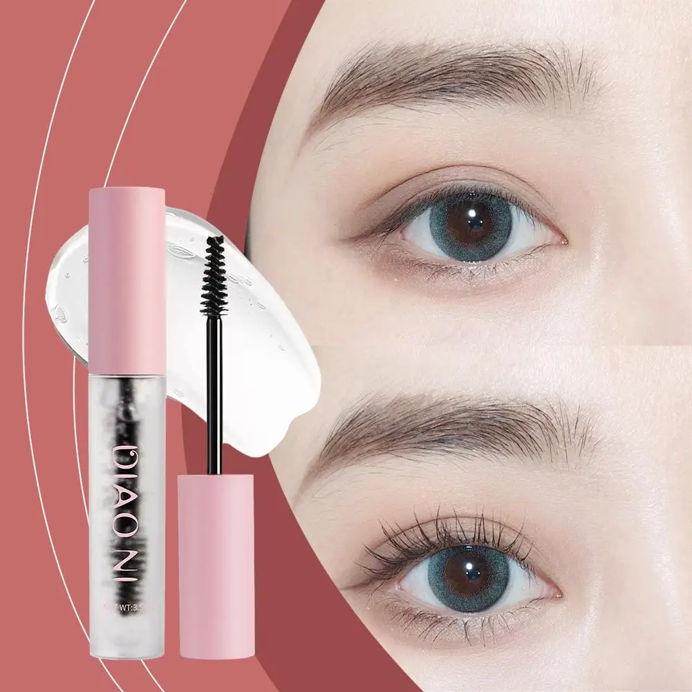 Gel transparente para estilizar las cejas, fijador de larga duración, cosmético impermeable, Gel para dar forma a las cejas, maquillaje para mujeres T9F6, 3,5g