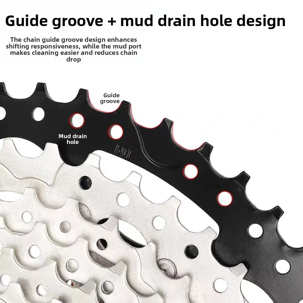 TTPRO MTB Cassette 8/9/10/11/12 Speed 11-50T/11-52T Flywheel Sprocket for Mountain Bike