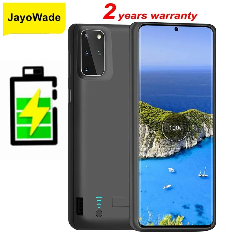 

10000mAh Smart Charging Cover for Samsung Galaxy S20 Plus S20+ Power Bank Rechargeable Extended Battery Charger Case