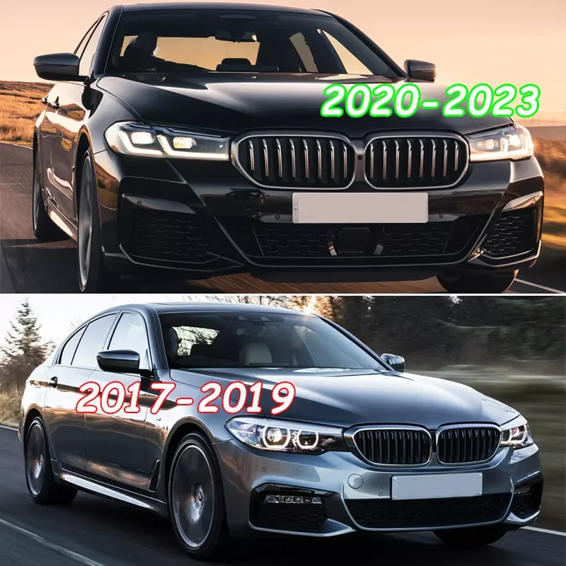 For BMW 5 Series G30 530i 540i 550i 2020-2023 Headlamp Lens Cover Left Right Lampshade Transparent Shell