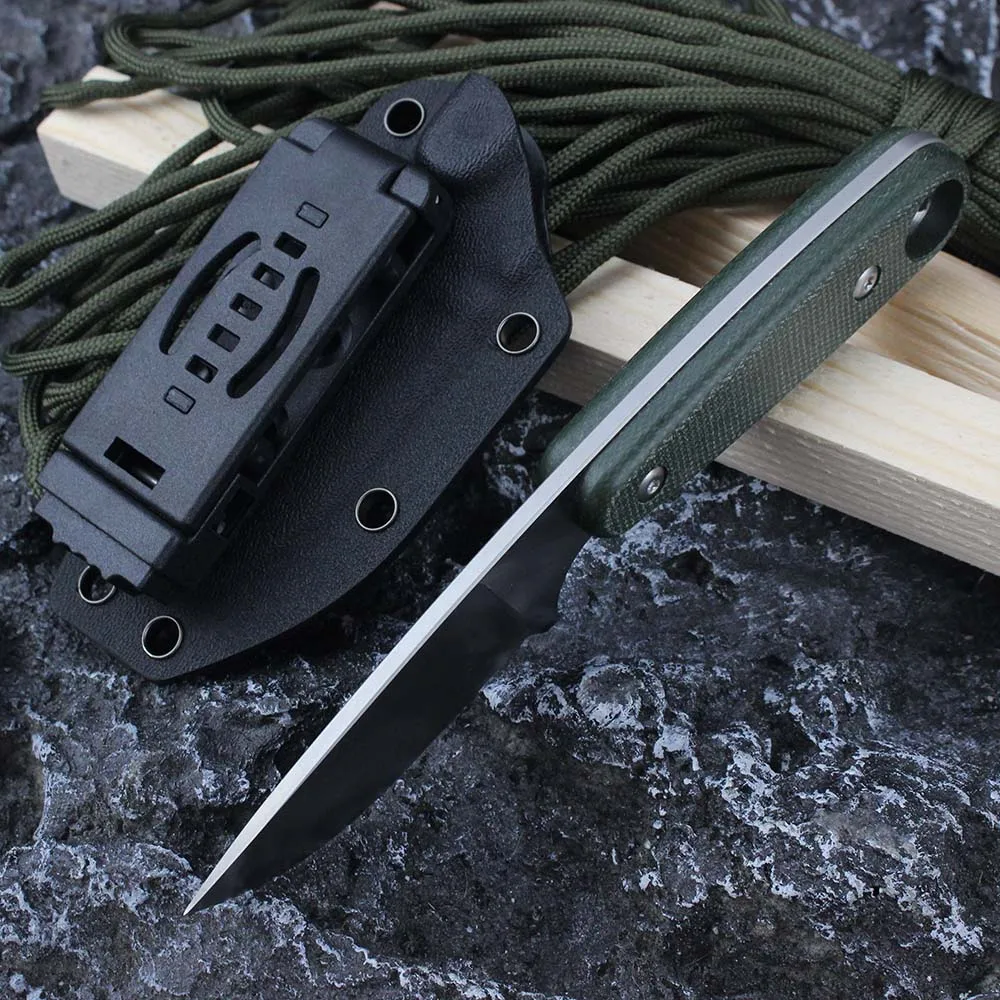 Tactical combat Fixed Blade Knife 14c28n steel  Small Staright Knives Camping Hunting Outdoor Knife Kitchen Survival Tools