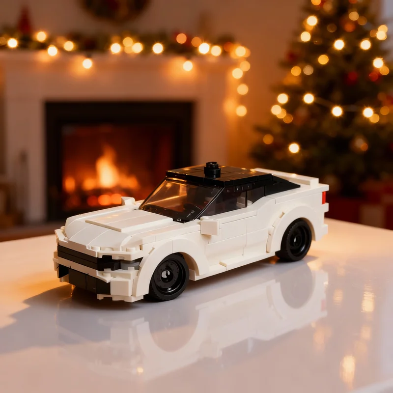 

340 деталей MOC Конструктор «Машина Chevrolet Camaro», развивающая игрушка, идея для подарка на Рождество, креативный конструктор, обучающий конструктор из кирпичиков