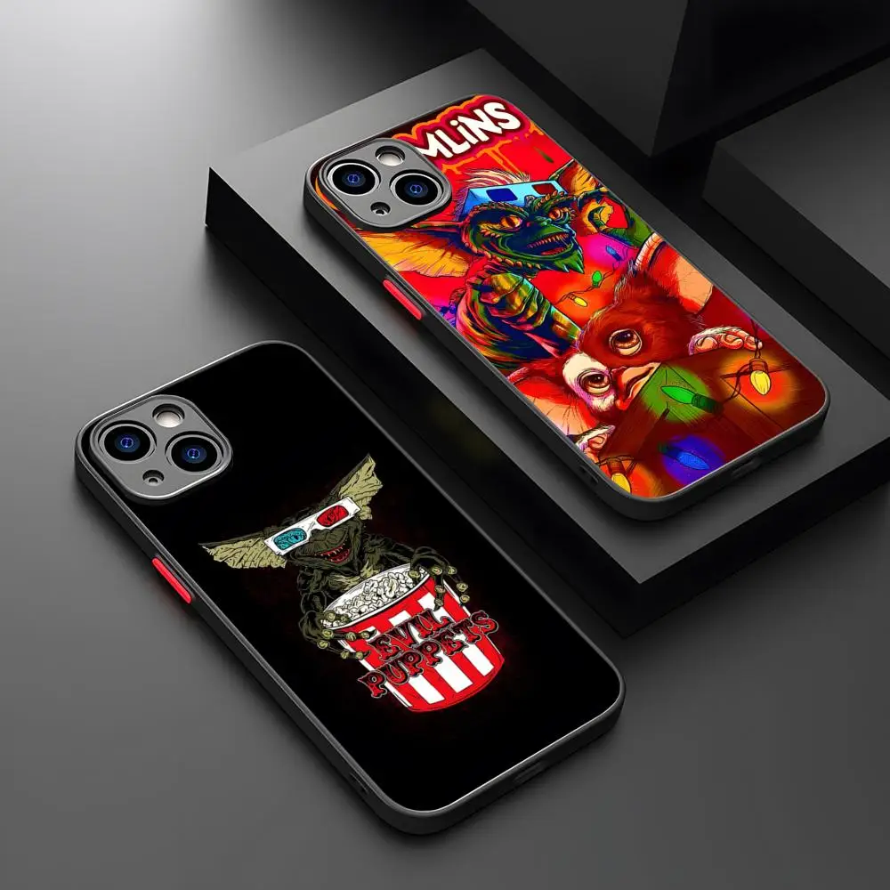 Чехол для телефона с фильмами Gremlins, Матовый Прозрачный чехол для 16, 15, IPhone 12, 11, 13 Pro Max, X, XR, 8 Plus, задняя крышка