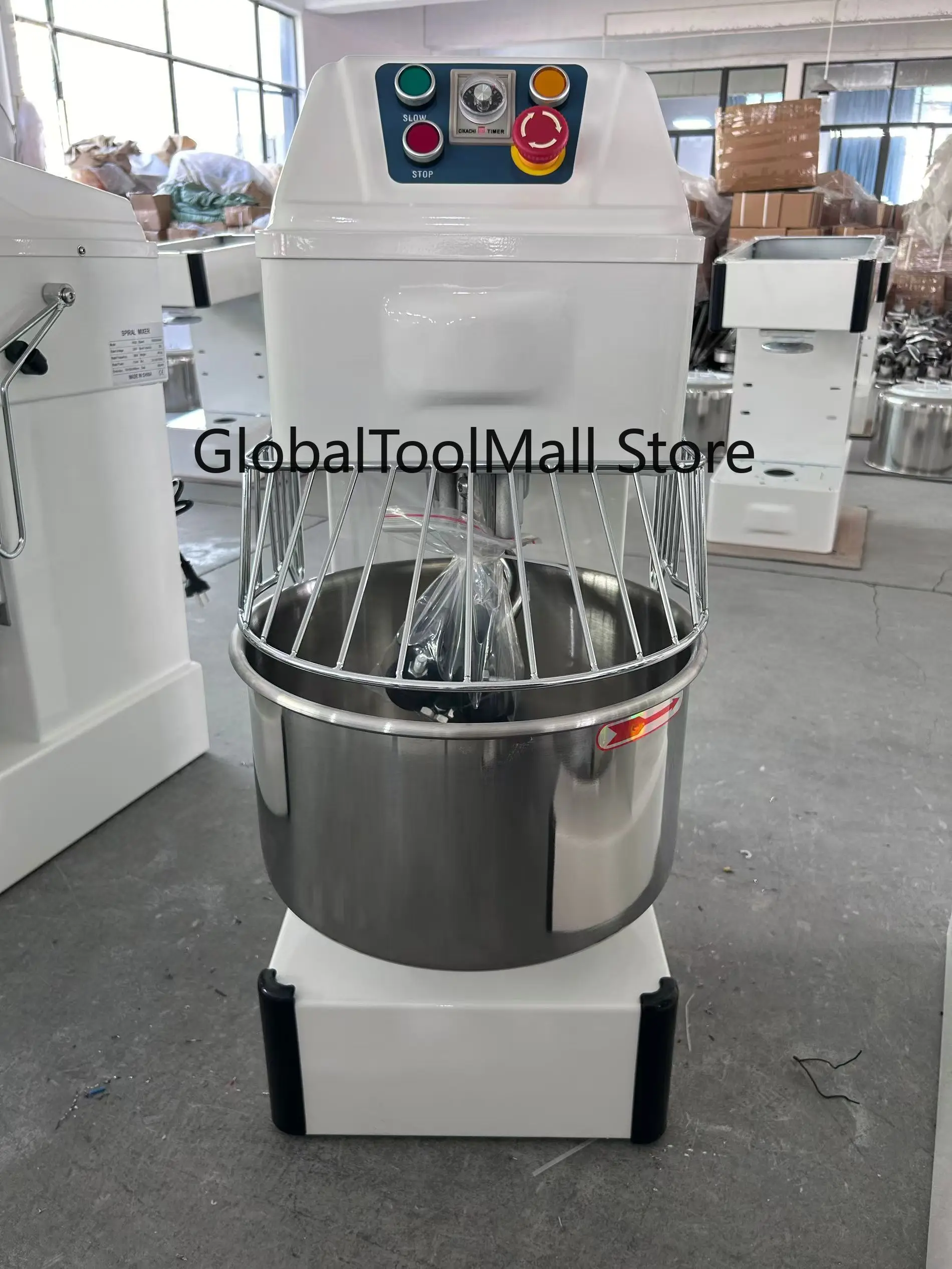 20L Dough Mixer Flour Mixer Stand Mixer  for Commercial Kitchen Pizza Making for Bakery Food Processing