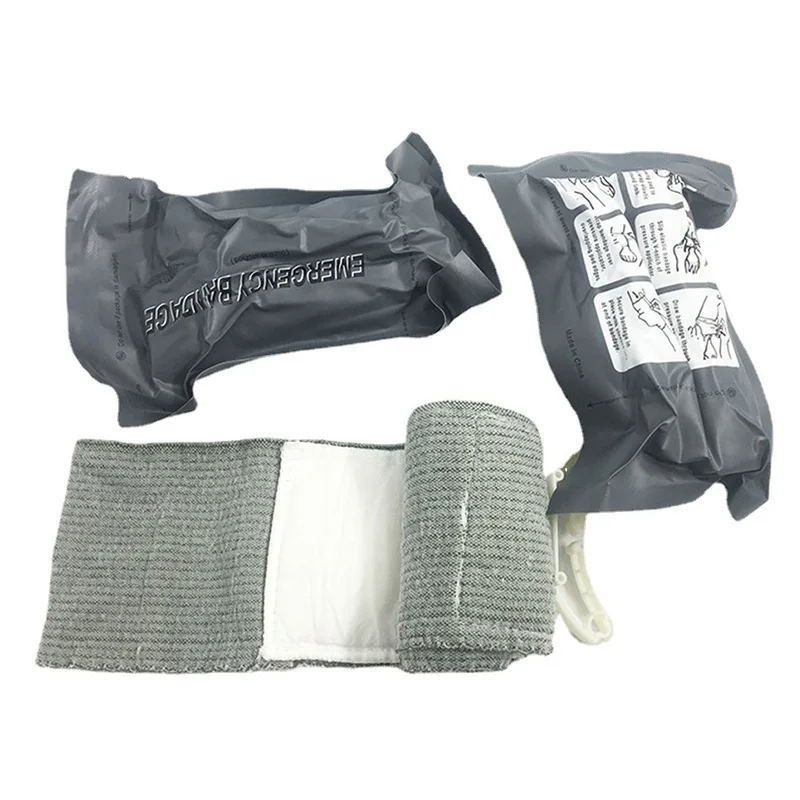 4/6Inch Israeli Trauma Emergency Bandage Elastic Compression Bandage Outdoor Emergency Wound Dressing Vacuum Packaging