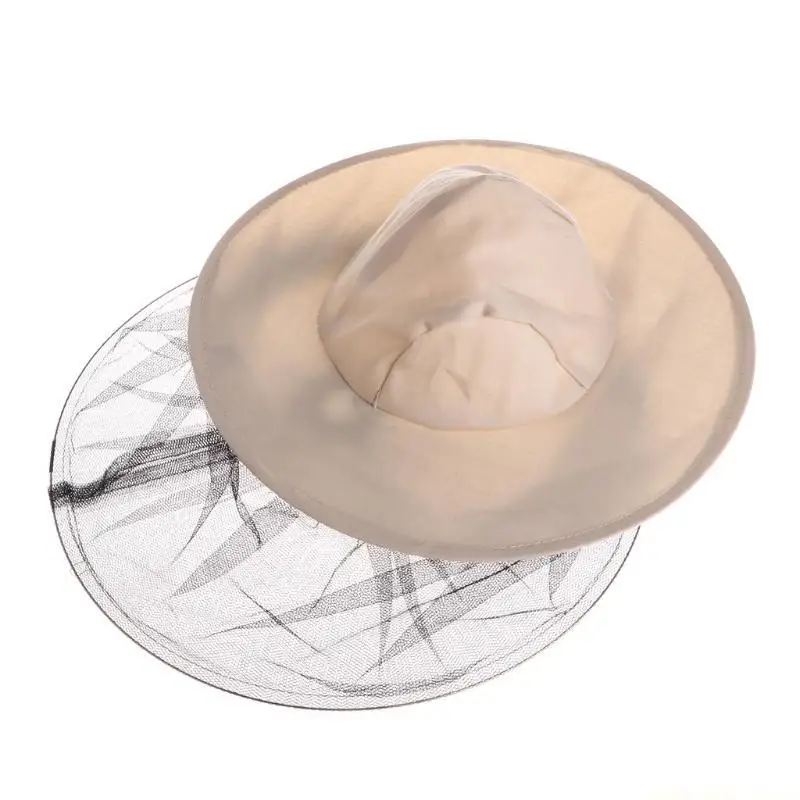 QX2E Practicability Beekeeping Veil Hat Beekeeper Hat with Anti-bee Netting Tool for Outdoor Hiking, Camping Prevent Insect