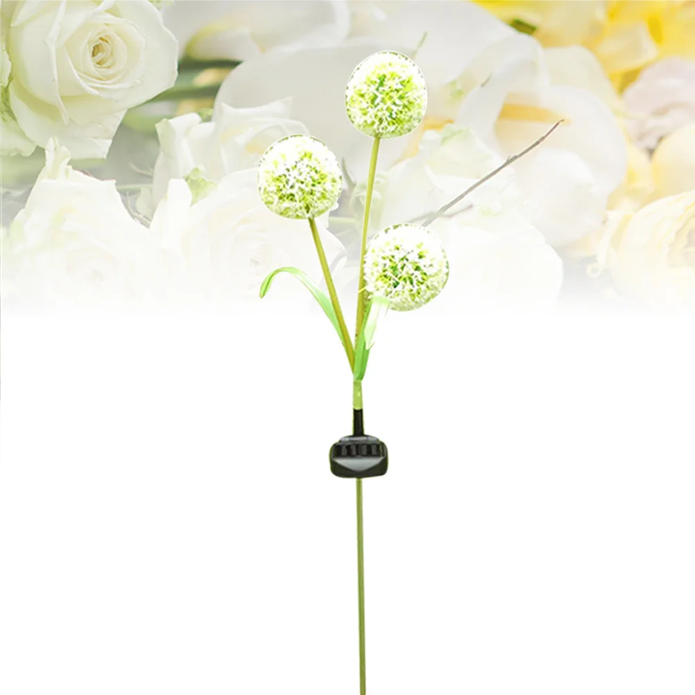 

Solar Powered Lawn Lamp 3 LED Ground Plug Light Garden Yard Patio Driveway Night Light Solar Powered Lawn Lamp