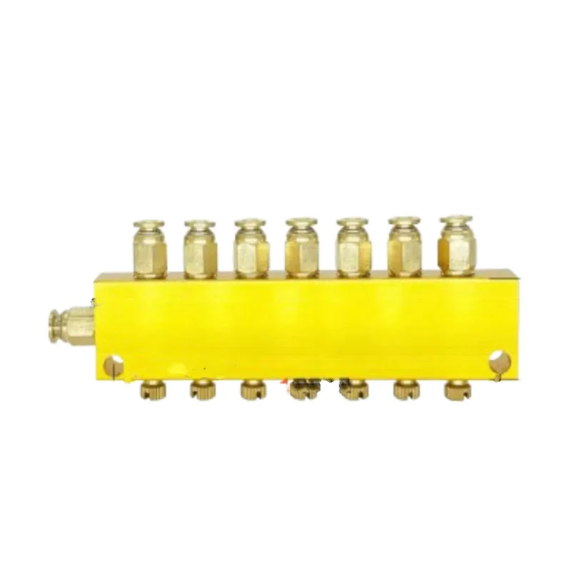Industrial grade adjustable oil separation and drainage machine tool equipment accessories lubrication system oil distributor
