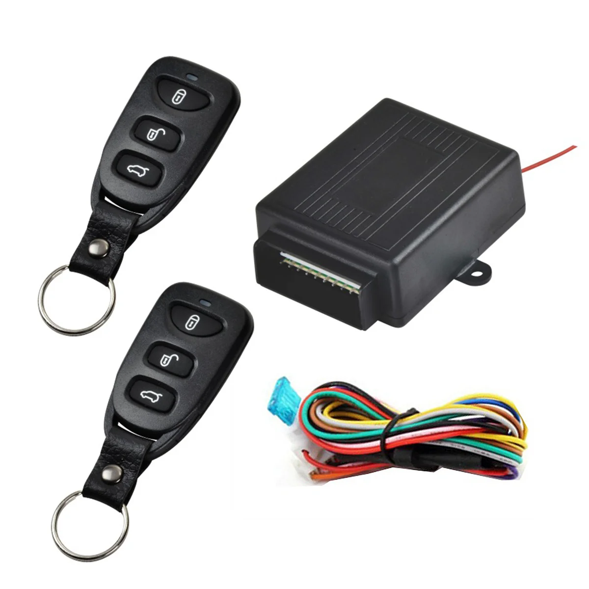 

1Set Remote Central Lock Professional Keyless Entry System Car Lock Motor with Low Noise Anti Theft Alarm for 12V Vehicle Auto