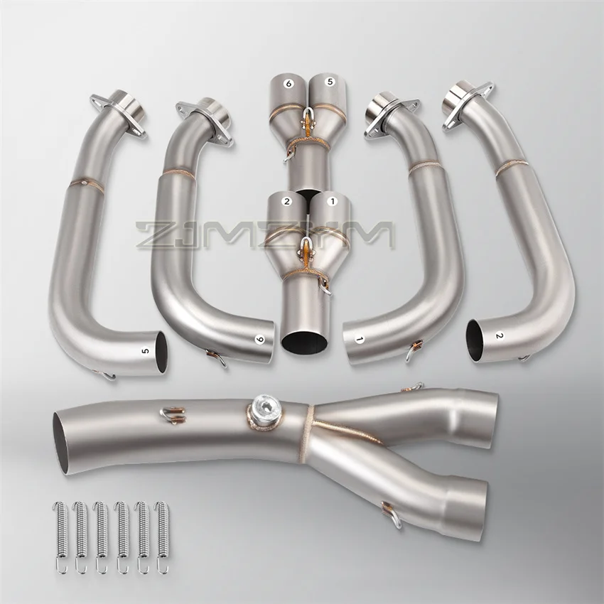Suitable For YAMAHA R6 Full Motorcycle Exhaust System Front Pipe 2006-2020 Exhaust view 3