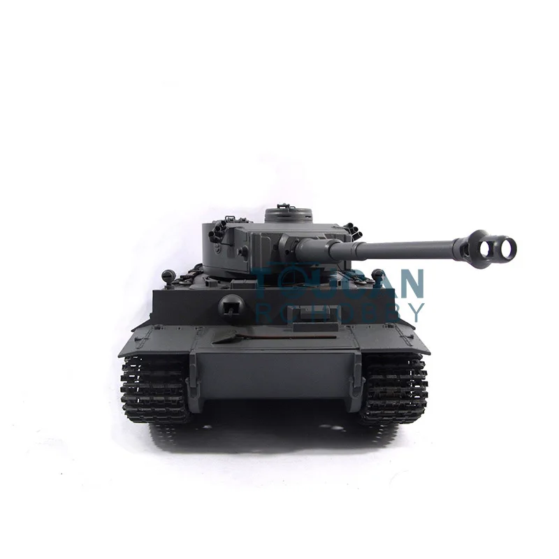 Mato Metal KIT RC Tank 1/16 Scale Gray German Tiger I IR Battle 1220 Barrel Recoil System RC Model for Boy TH00652-SMT8