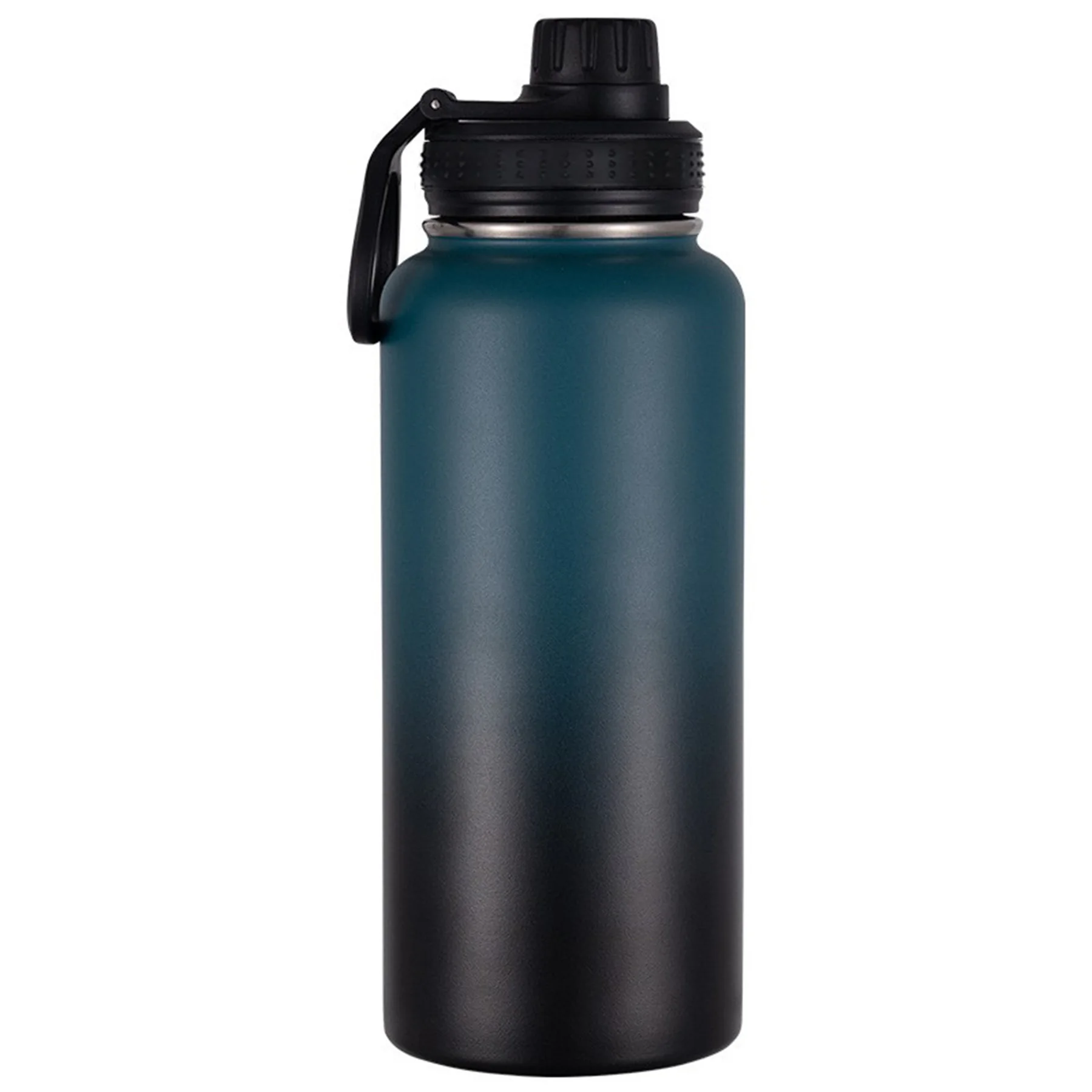 1 Sport-Trinkflasche mit 40 Unzen Fassungsvermögen, ideal für Outdoor-Camping und andere Sportarten, Kälteisolierende Flasche, Space-Flasche, 1200 ml Flasche mit breiter Öffnung, mit Deckel für drei Finger, Fahrrad-Trinkflasche. – Detail 3