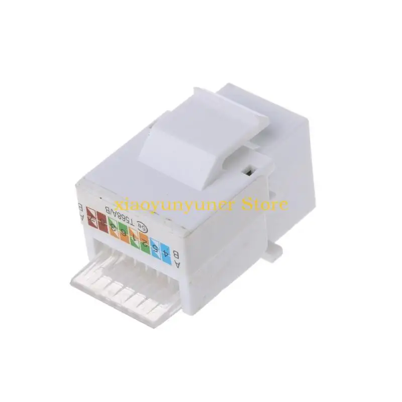 P9JB CAT5E RJ45 LAN SOCKECKETSE Keystone para Internet Plug Panel pared 5 piezas