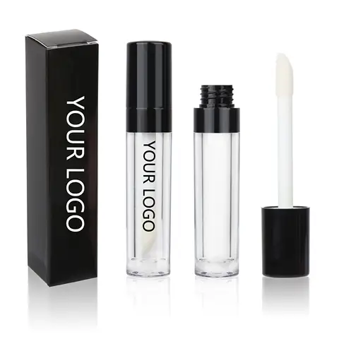 DIY 8ML	Empty Lip Gloss Tubes With 25mm*117mm lipgloss Box Wholesale Empty Box Containers Gloss Bottle Packaging Cosmetic custom