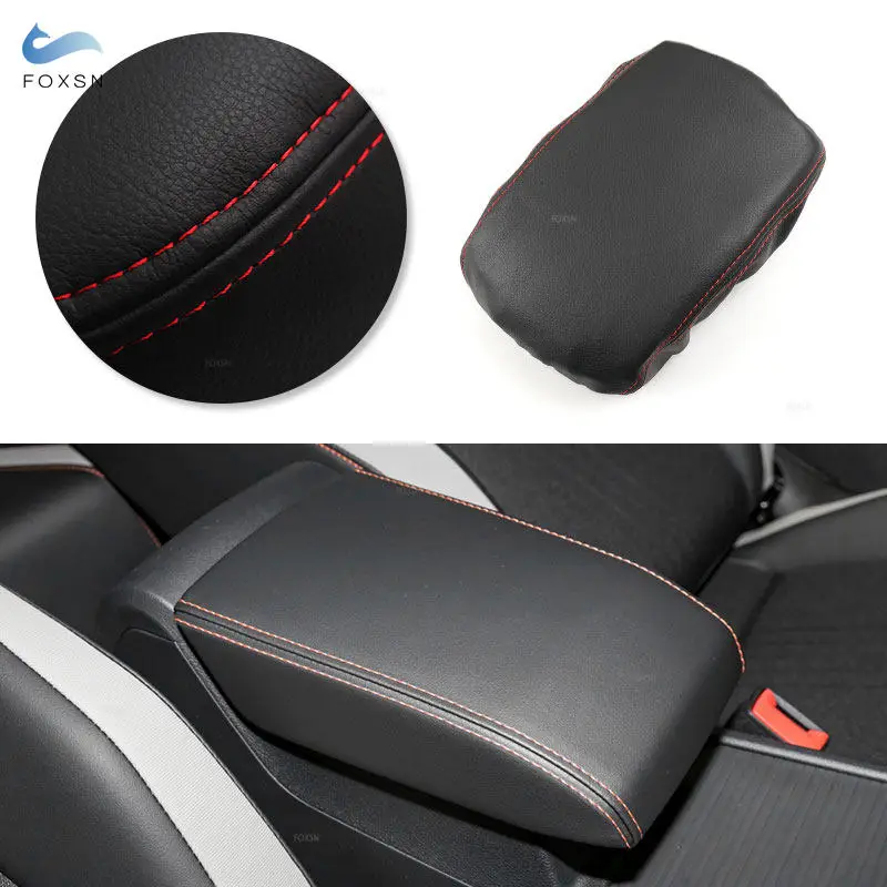For VW Golf 8 VIII MK8 2020 2021 Microfiber Leather Car Interior Center Console Lid Armrest Box Cover Trim Accessories