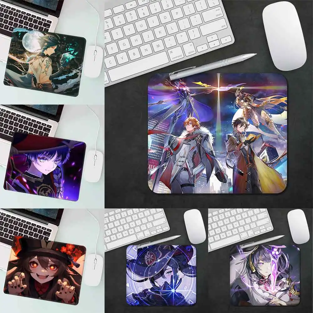 Anime Game Genshin Impacts Gaming Mouse Pad XS Small Mousepad For PC Gamer Desktop Decoration Office Mouse Mat Deskmat Rug