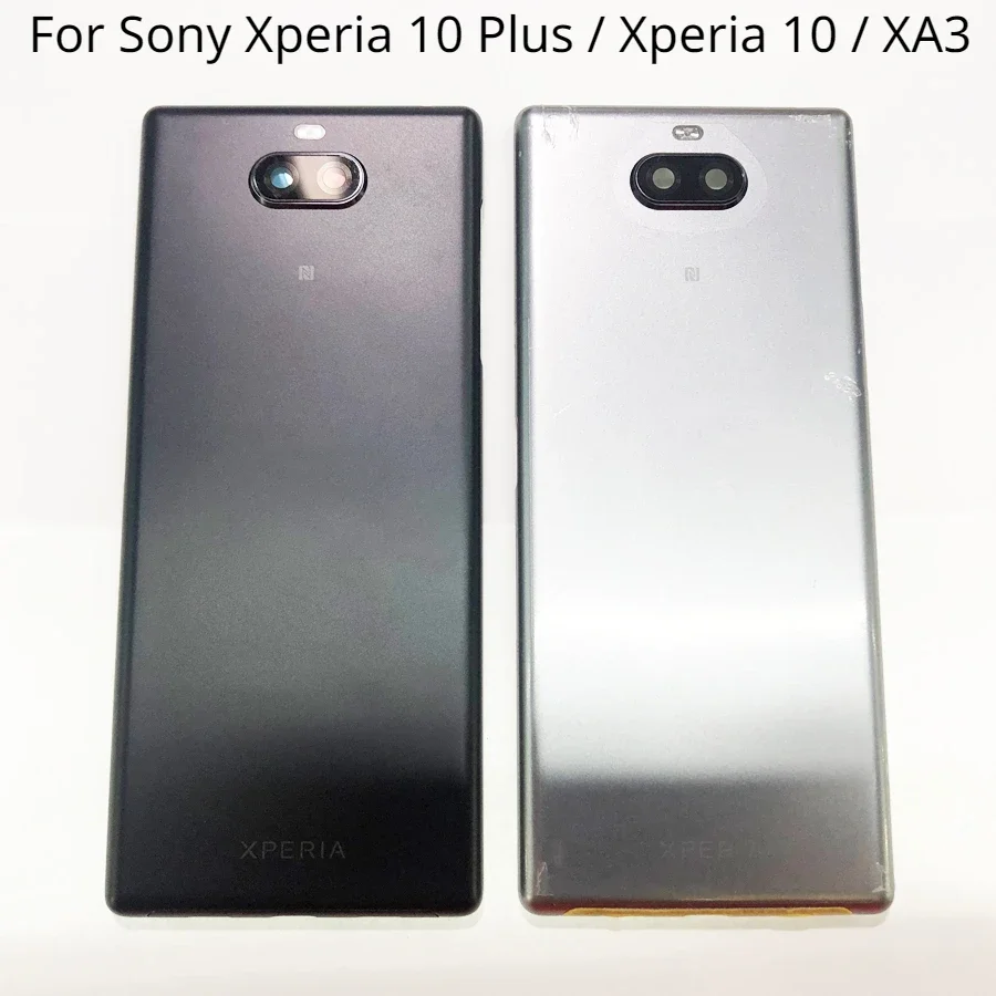 For Sony Xperia 10 Plus / Xperia 10 / XA3 Back Battery Cover Door Rear Glass Housing Case Battery Cover Back Cover