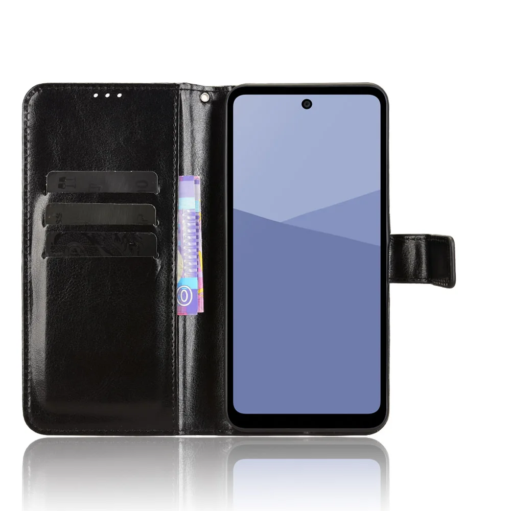 

Leather Wallet Phone Case For Sharp Aquos wish 5 4 3 sense 9 8 7 Plus Card Slot Cover