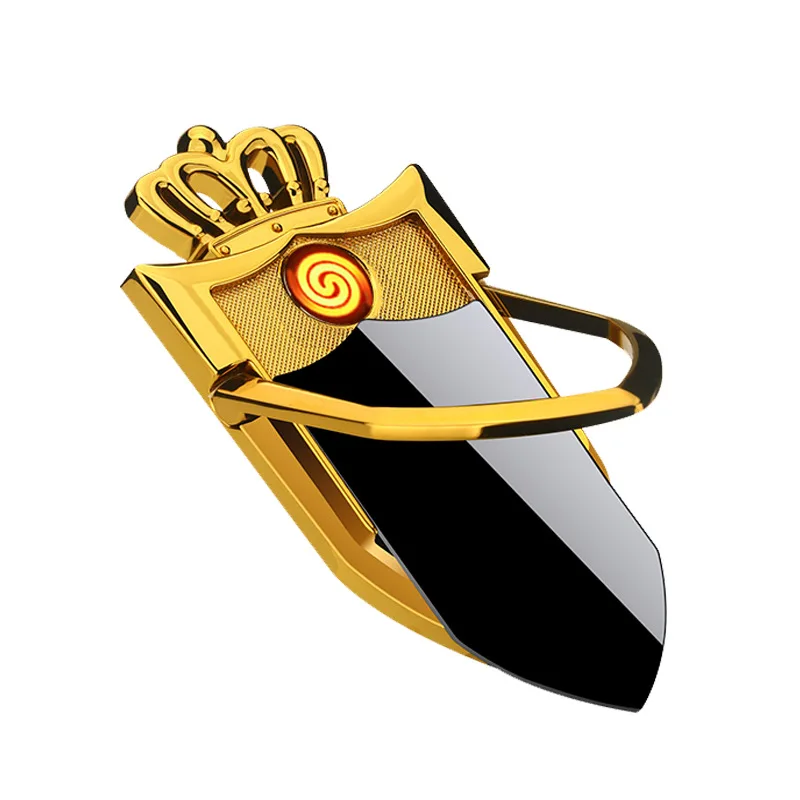 2025 Multi-Functionalโทรศัพท์มือถือแหวนหัวเข็มขัดไฟแช็กชาร์จUSBวงเล็บรถCreativeอิเล็กทรอนิกส์ไฟแช็กWindproof