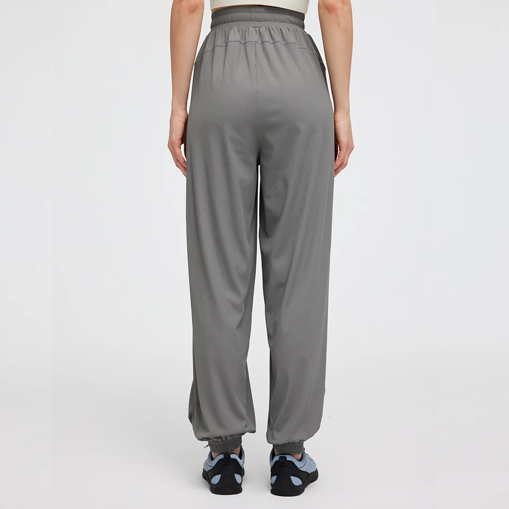 OhSunny Women Lantern Pants Casual Trousers Cooling Feeling Drawstring Baggy Sweatpants Outdoor Sun Protection UPF50+