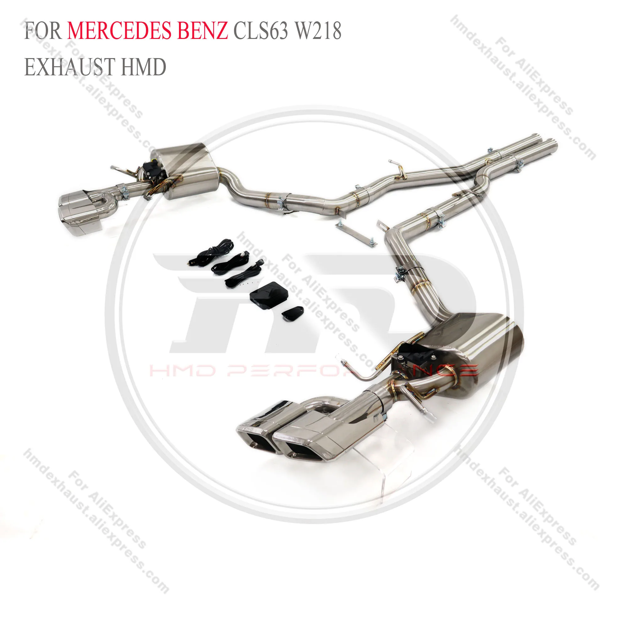 

HMD Exhaust System Stainless Steel Performance Catback for Mercedes Benz AMG CLS63 W218 Muffler With Valve